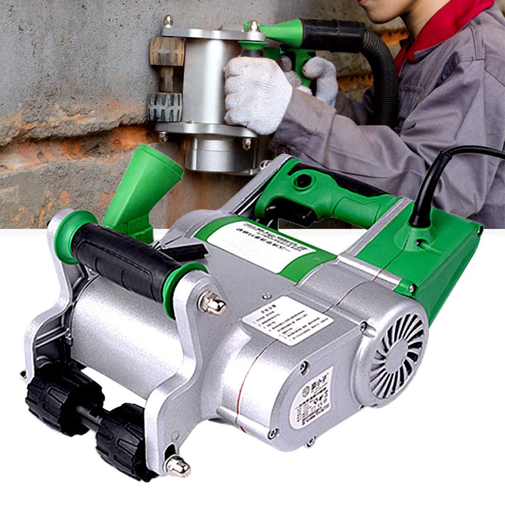 Fresa per scanalature e scanalatrice 1100W, fresa per muratura 2000 giri/min, profondità di lavorazione. Per una breve pausa, spegni semplicemente la luce da parete e fissala al muro