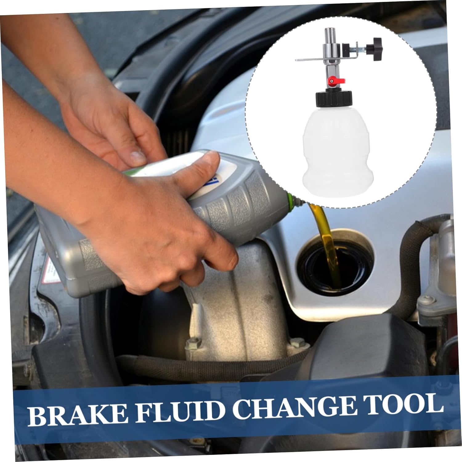 1pc Auto Brake Oil Change Tool Car Brake Fluid Reservoir Compact Easy to Carry