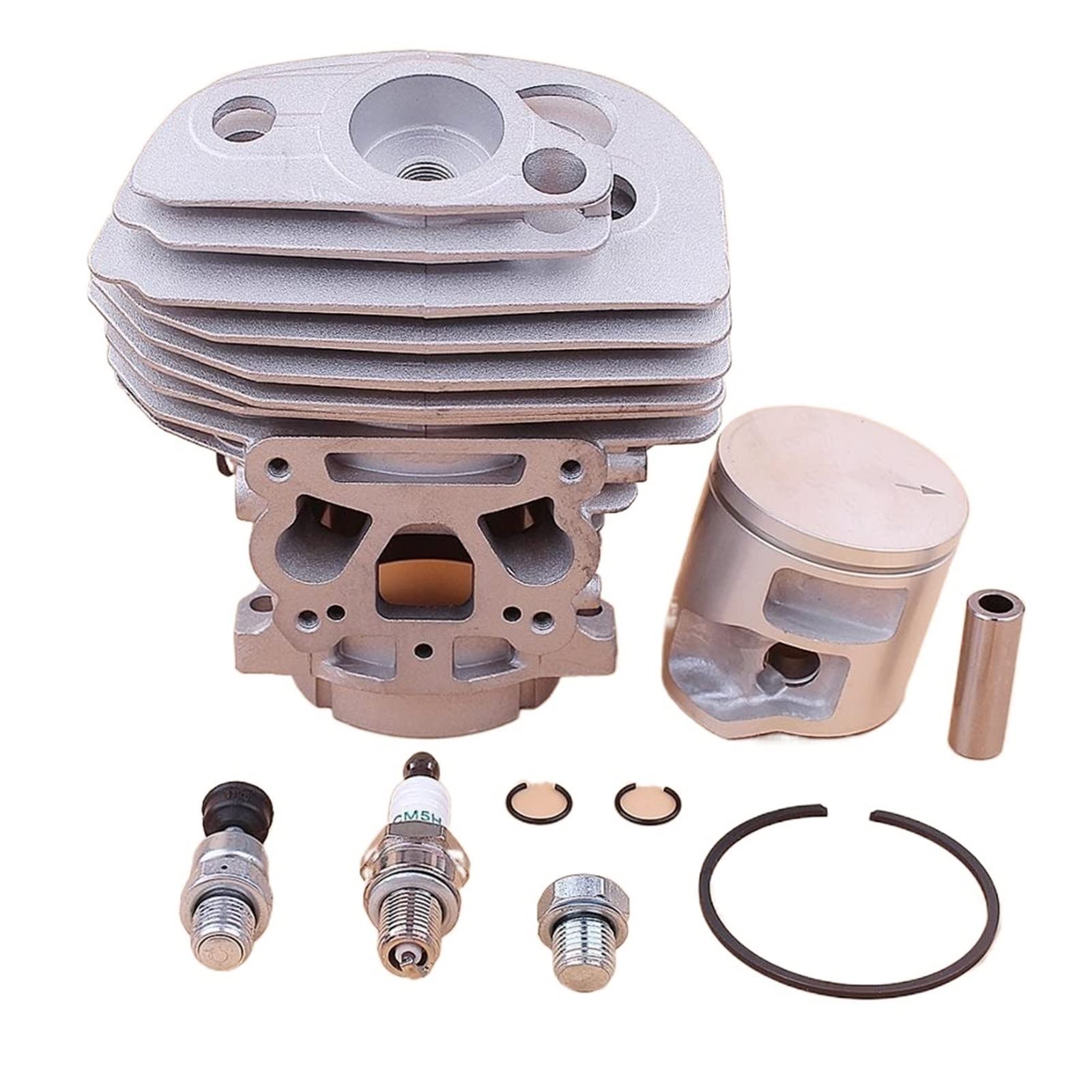 UNARAY Kit de Piston de Cylindre de 46mm adapté à la tronçonneuse Husqvarna 562XP 560 575355803 Bougie d'allumage de soupape de décompression