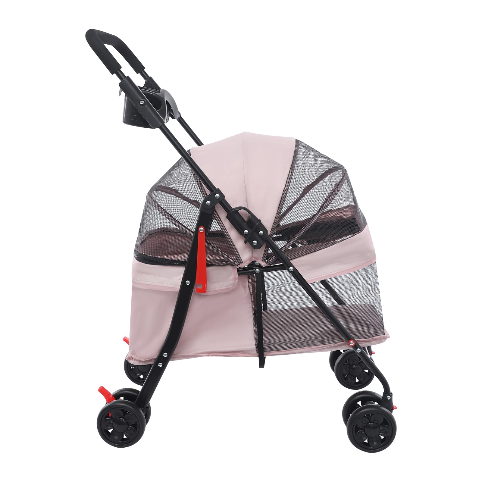 Carro para mascotas hasta 20 kg, carro para gatos, carro para mascotas para perros pequeños a medianos, 20 kg para gatos, Carro para mascotas plegable para gatos y niños 84X18 cm (A1)