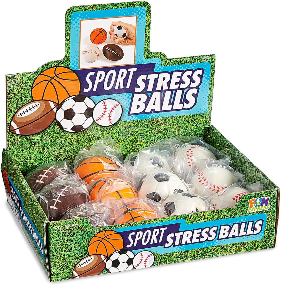 Relaxable Balls (Foam Sports Balls, 1 dz)