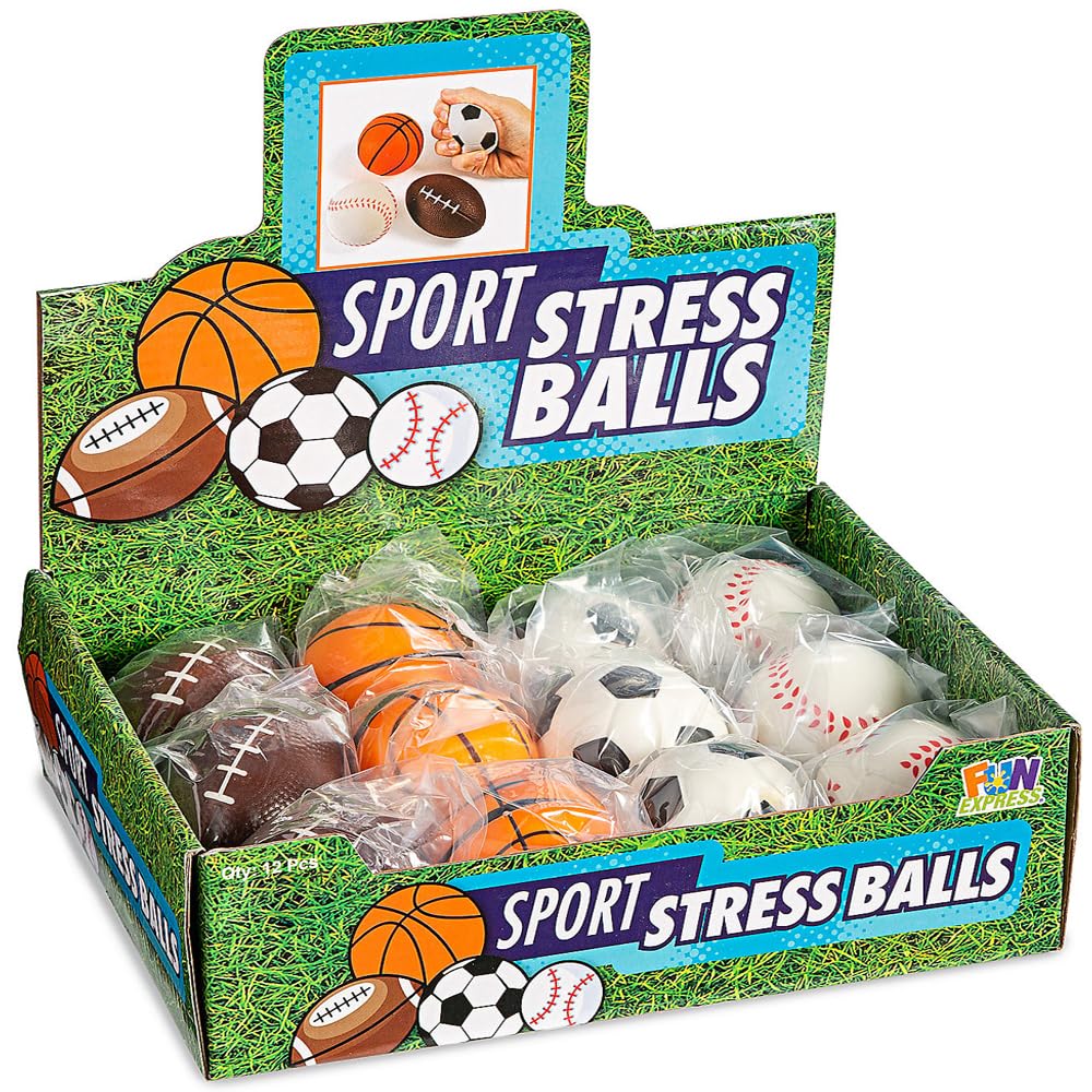 Relaxable Balls (Foam Sports Balls, 1 dz)
