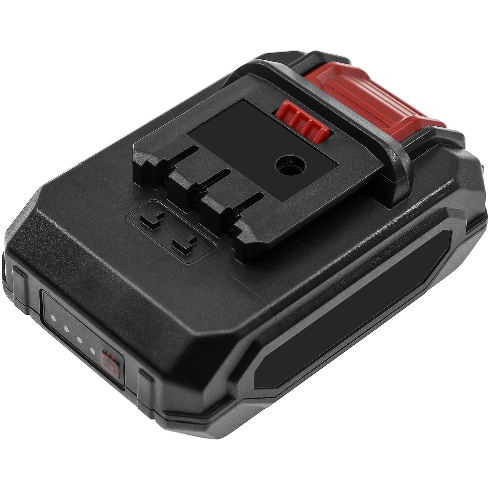 SPANN K16811 battery with red release button visible