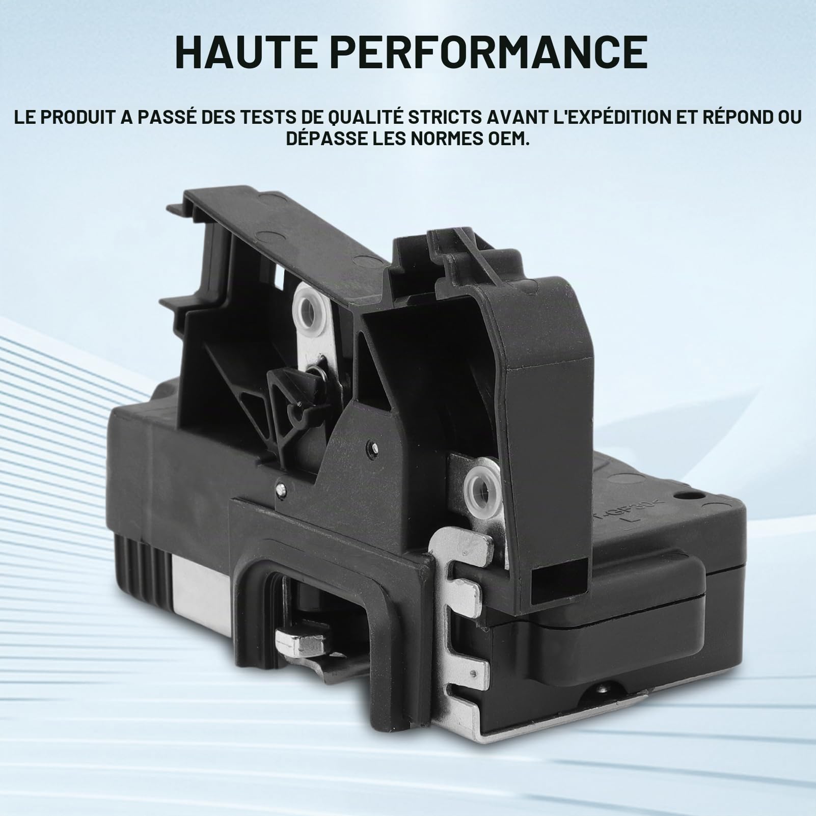 Serrure de porte servomoteur avant gauche 13203899 pour Corsa C 2000-2012 Meriva A 2003-2010 Servomoteur Serrure de porte 8 broches avant gauche