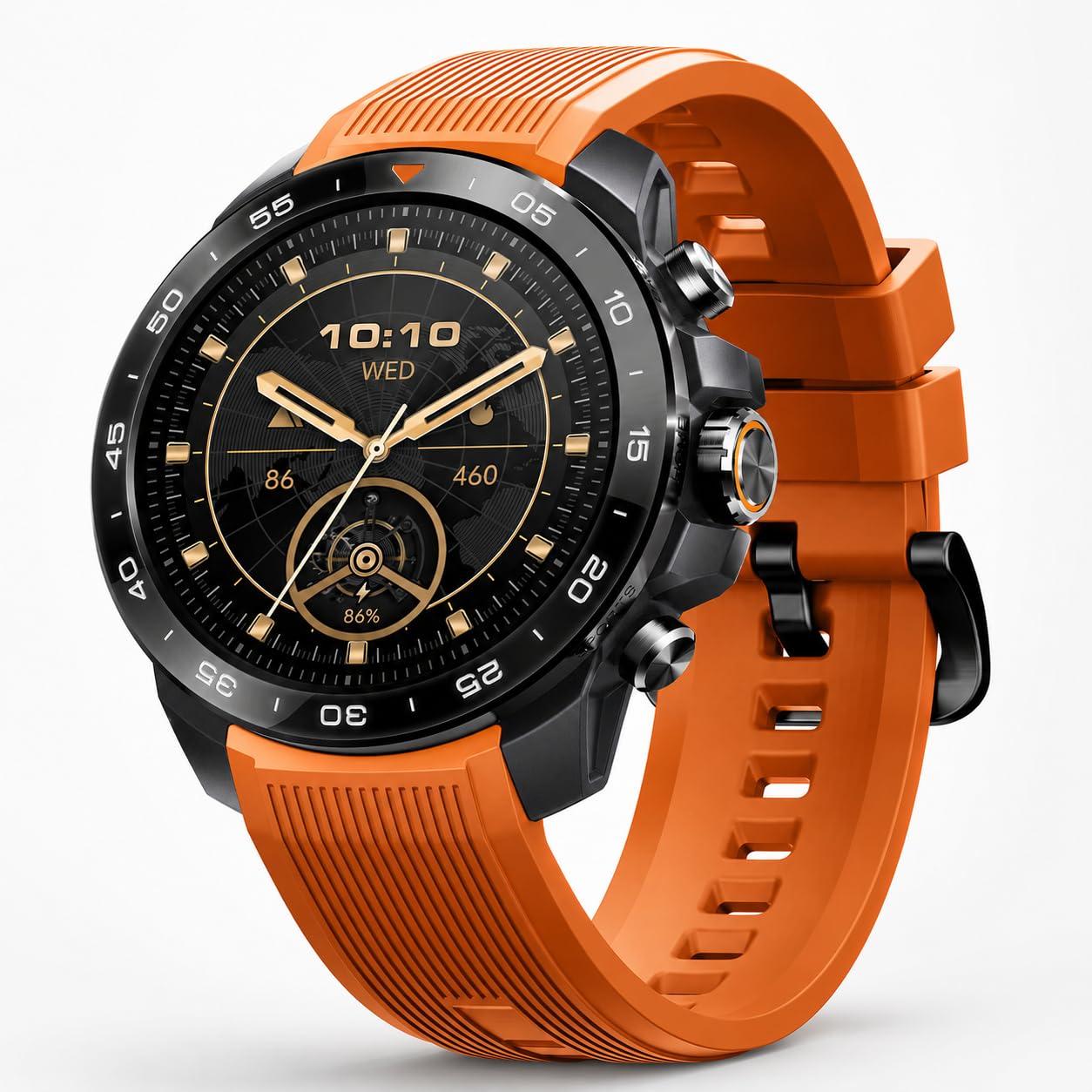 Mibro GS Explorer S Outdoor Smartwatch Herren, 1,32″ AMOLED 1500 Nits, Dual-Band GPS, Höhenmesser Barometer Kompass,10ATM Wasserdicht,Militärqualität, 20 Tage, Bluetooth-Anruf für Wandern Bergsteigen