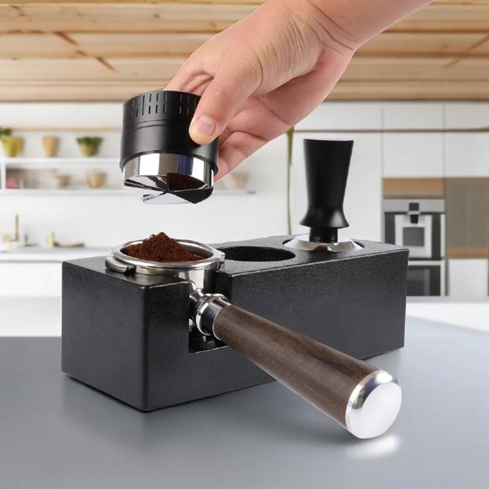 Tamper à Café 40mm Acier Inoxydable - Outil De Pressage Expresso Portable Et Durable Pour Maison