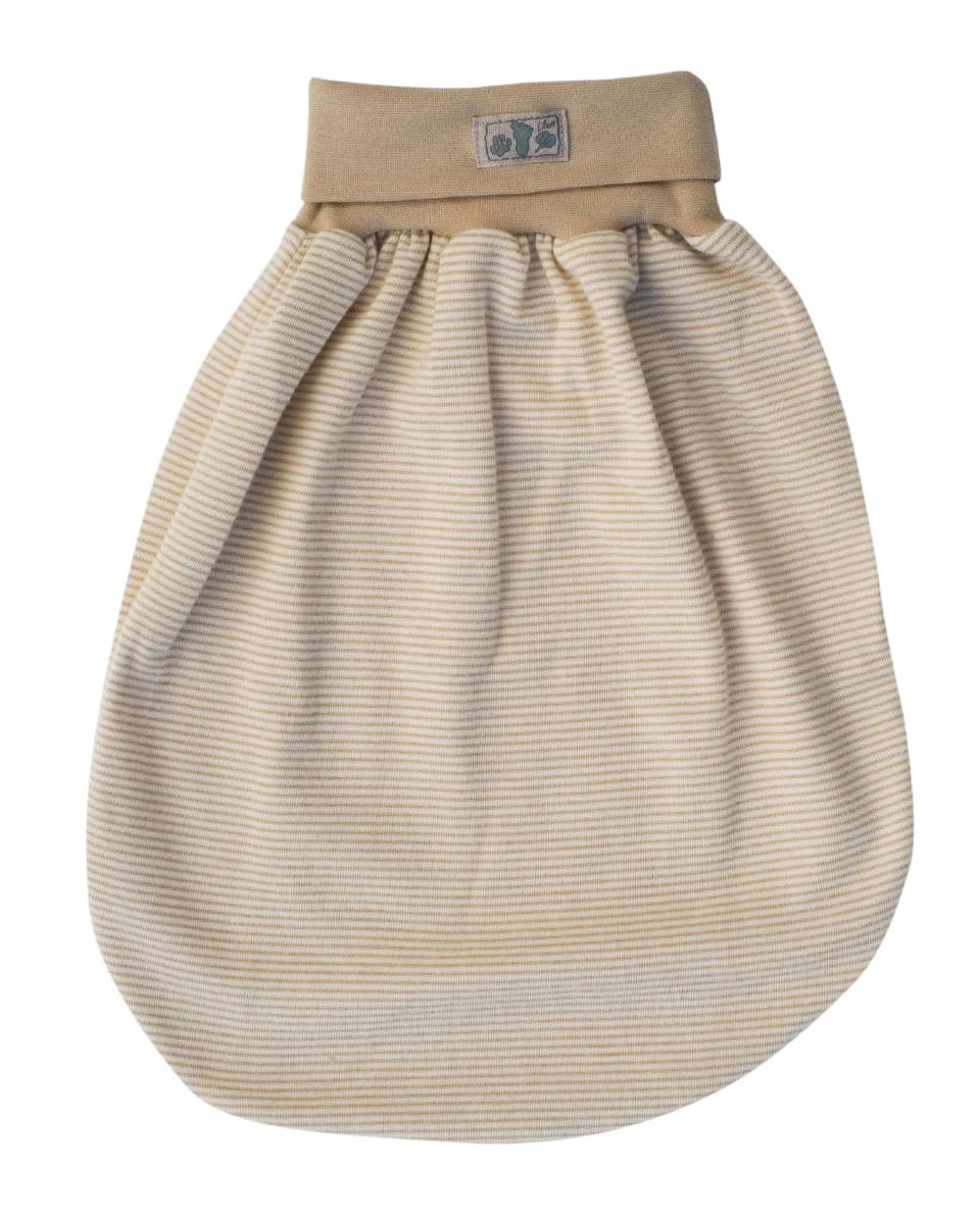 Lilano, Schlafsack/Pucksack mit Nabelbund, Merinowolle (kbT), Seide, 210 g/m² (Sand/Natur)