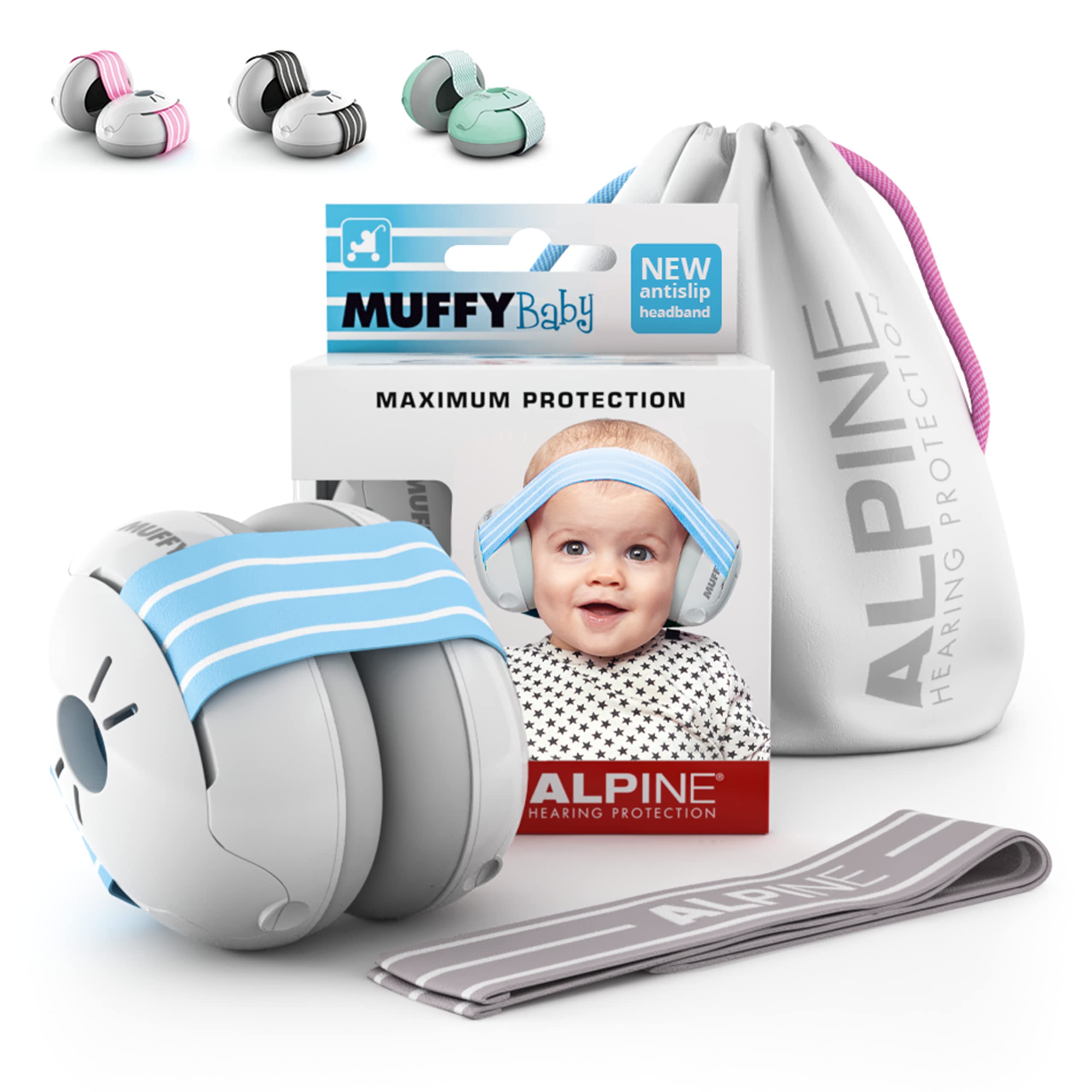 Alpine Muffy Baby Ear Defenders Noise Reduction Ear muffs for babies