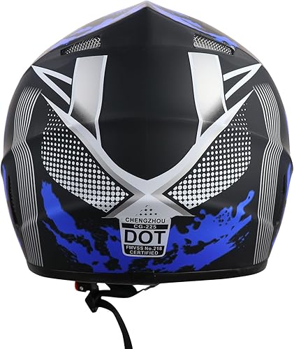 Miniatura 4 de Casco de motocicleta de motocross de cara completa para deportes al aire libre, carreras todoterreno, bicicleta de montaña, hombres y mujeres, casco