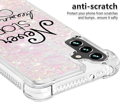 Miniatura 3 de YBDT Chasing Dreams - Funda para teléfono Samsung Galaxy A13 5G, efecto arenas movedizas, con cuatro esquinas, protección contra caídas