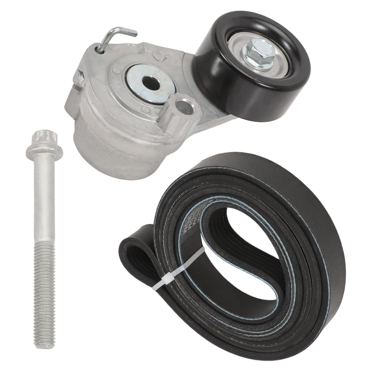 Belt Tensioner Pulley Kit for Sonic 1.8L 2013-2018, Cruze 1.8L 2013-2015 25191534 55563512 6PK1550 55578115 Serpentine Belt and Tensioner