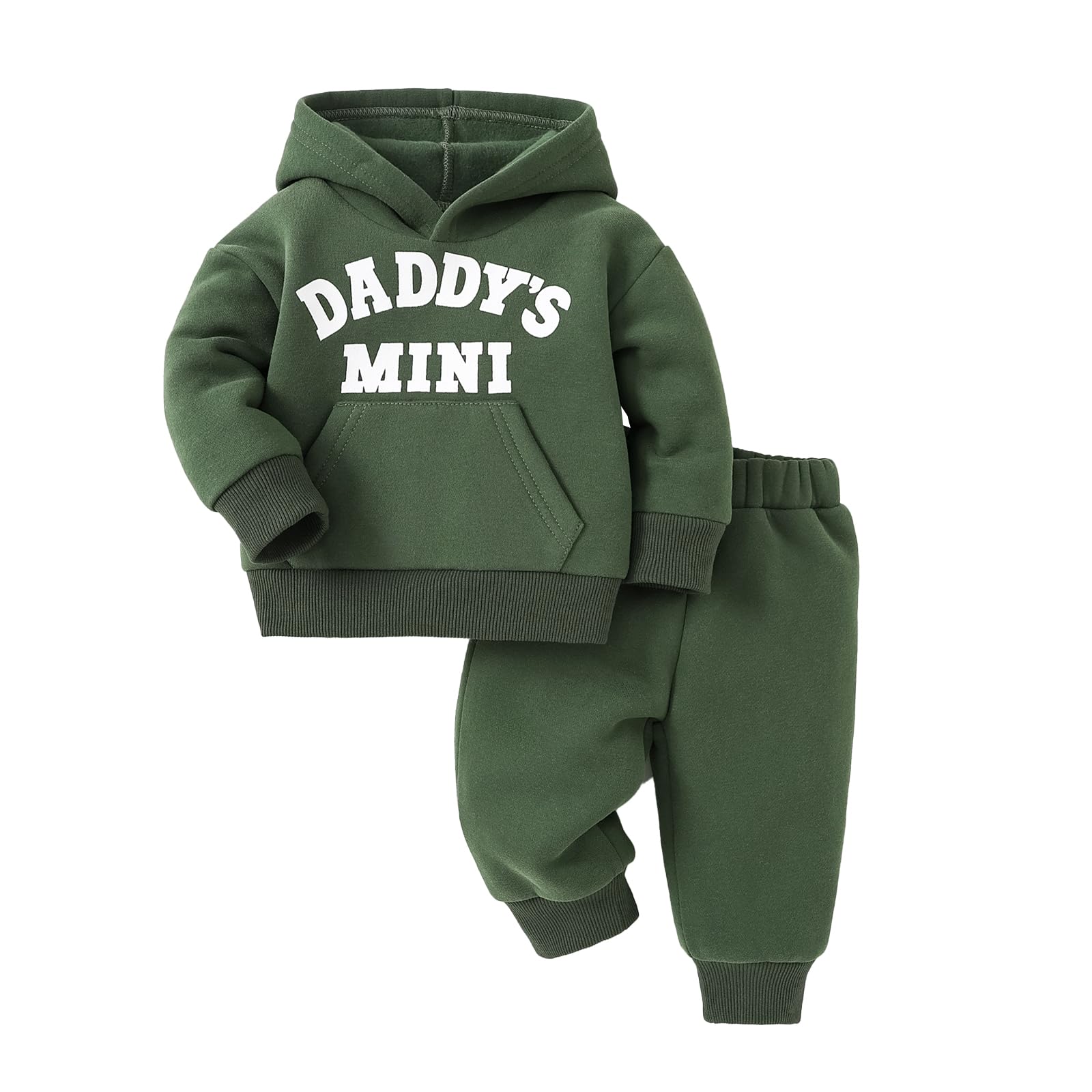 Toddler Baby Boy Fall Clothes Long Sleeve Hoodie Sweatshirts Pants Set Infant Winter Outfits