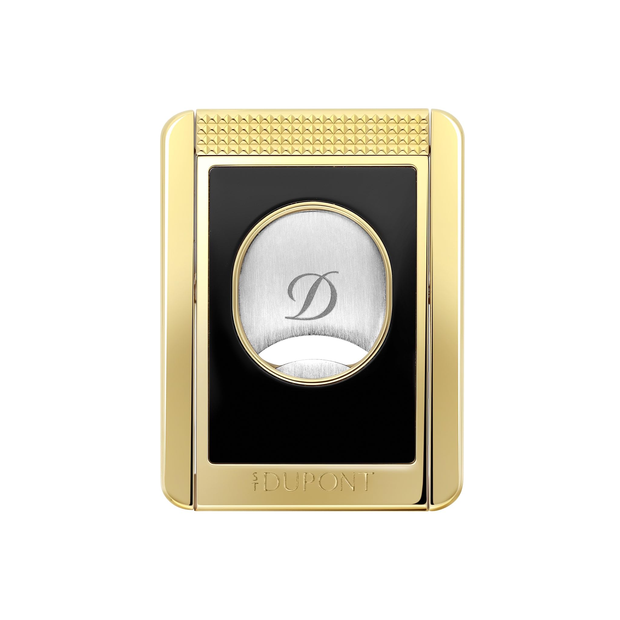 S.T. Dupont 003553 Zigarrenschneider und -bank Schwarz/Goldfarben