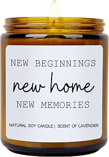 House Warming Gifts, New Home Gift Ideas, Funny Gifts for Women New House Couples Homeowners, New Home Essentials, New Apartment Gift Ideas, Lavender Scented Candles