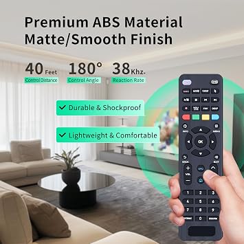 Replacement Remote for Dreamlink Formuler TV Box T1, T1Plus, T2, O2F9, 02F9