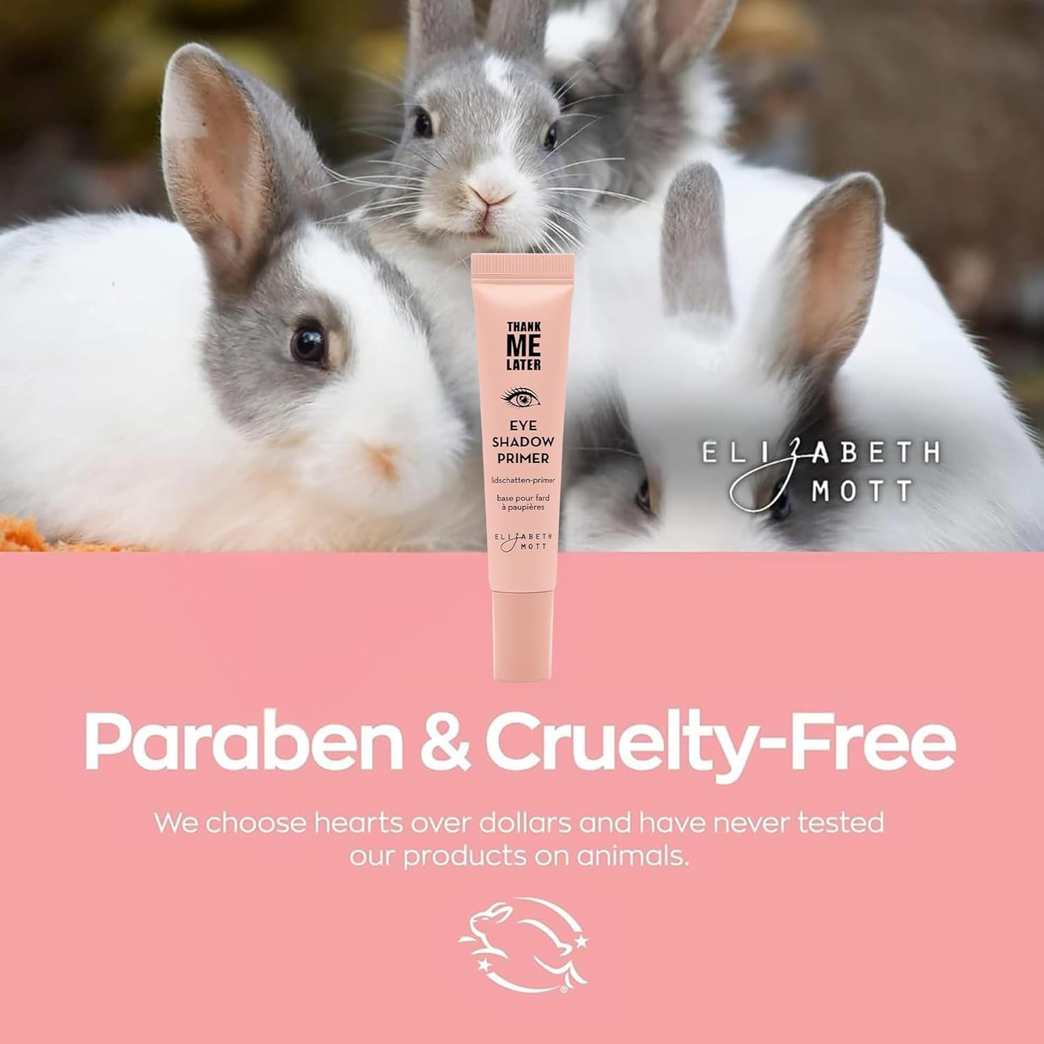 Elizabeth Mott Thank Me Later Eye Primer - Long-Lasting, Eyeshadow Primer Base for Oily Lids & Crease-Free Wear - Smudge-Proof, Lightweight, Cruelty-Free - 10g - Image 8