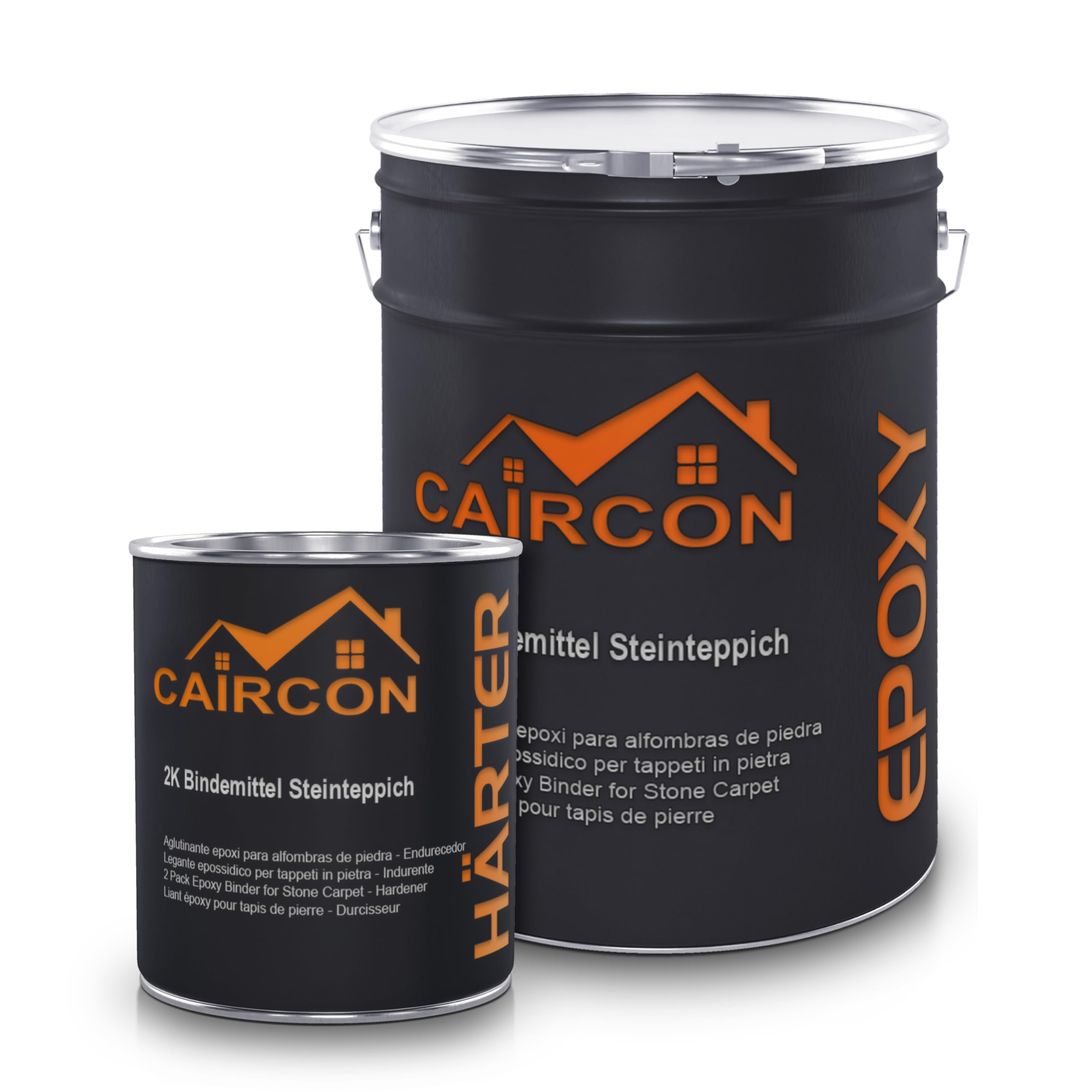 Caircon 2K Bindemittel für Steinteppich Kiesfestiger mit UV-Schutz 6Kg