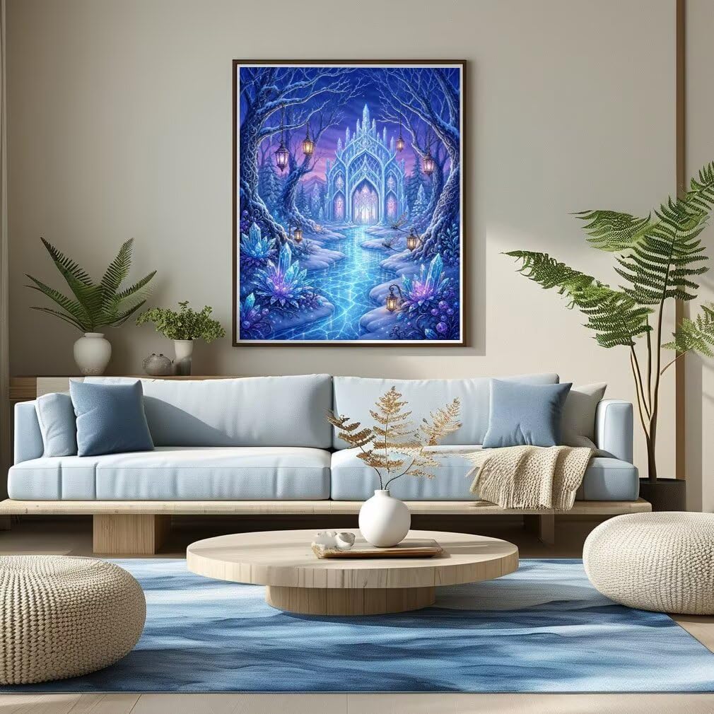 Landschaft Diamond Painting Erwachsene Eckige Steine 60x90cm C8-446