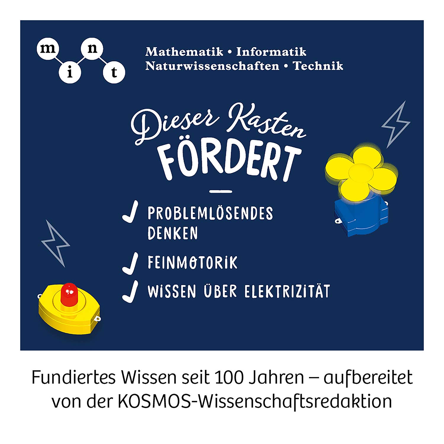 KOSMOS Elektro & Co. Elektro-Wissen leicht gemacht | Einsteiger-Experimente zu Strom, Magnete, Elektro-Magnetismus, Experimentierkasten für Kinder ab 8-12 Jahre