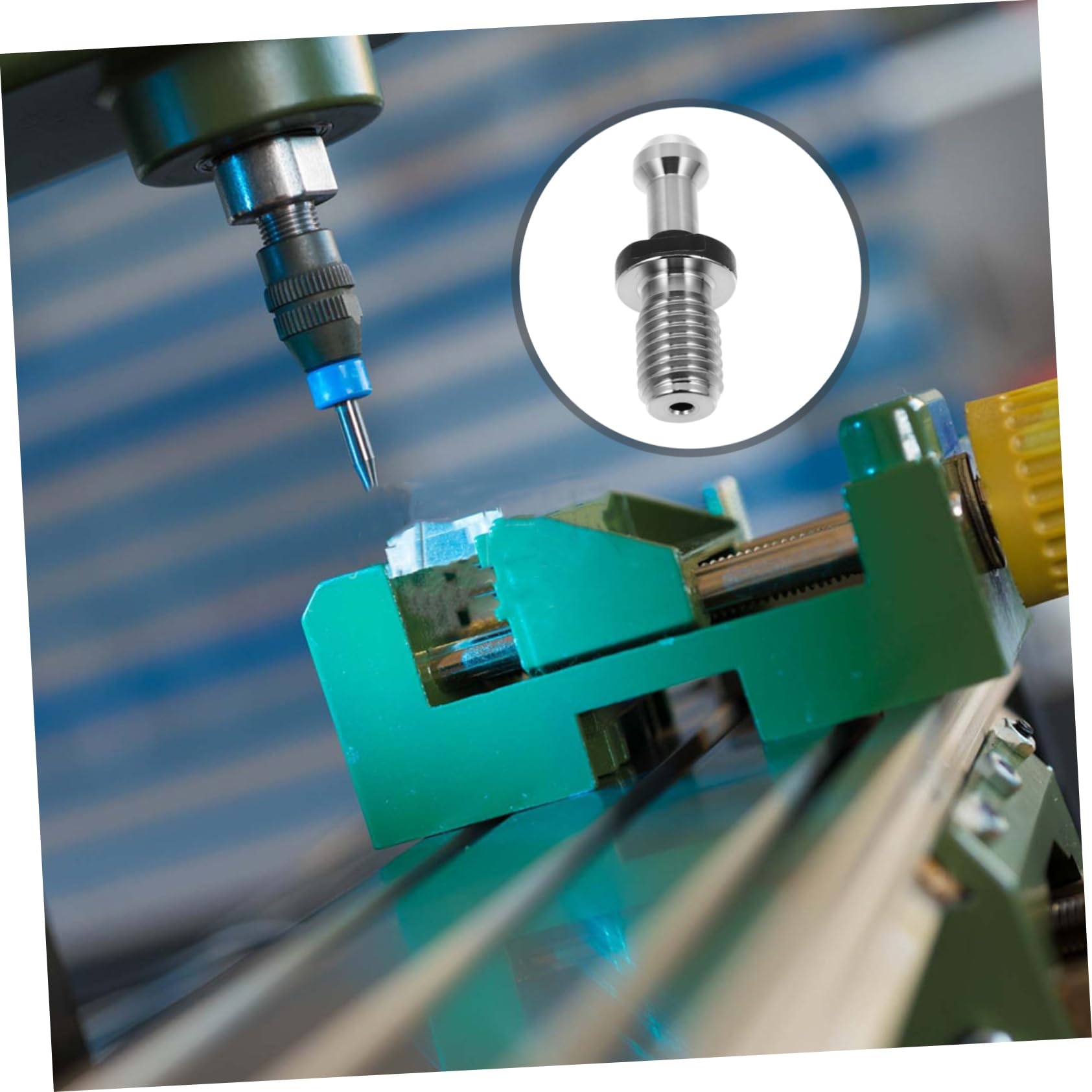 Balacoo Replacement Cnc Tool Handle Rivet Pull Carbon Steel Knob High-temperature Resistant for Cnc Machines