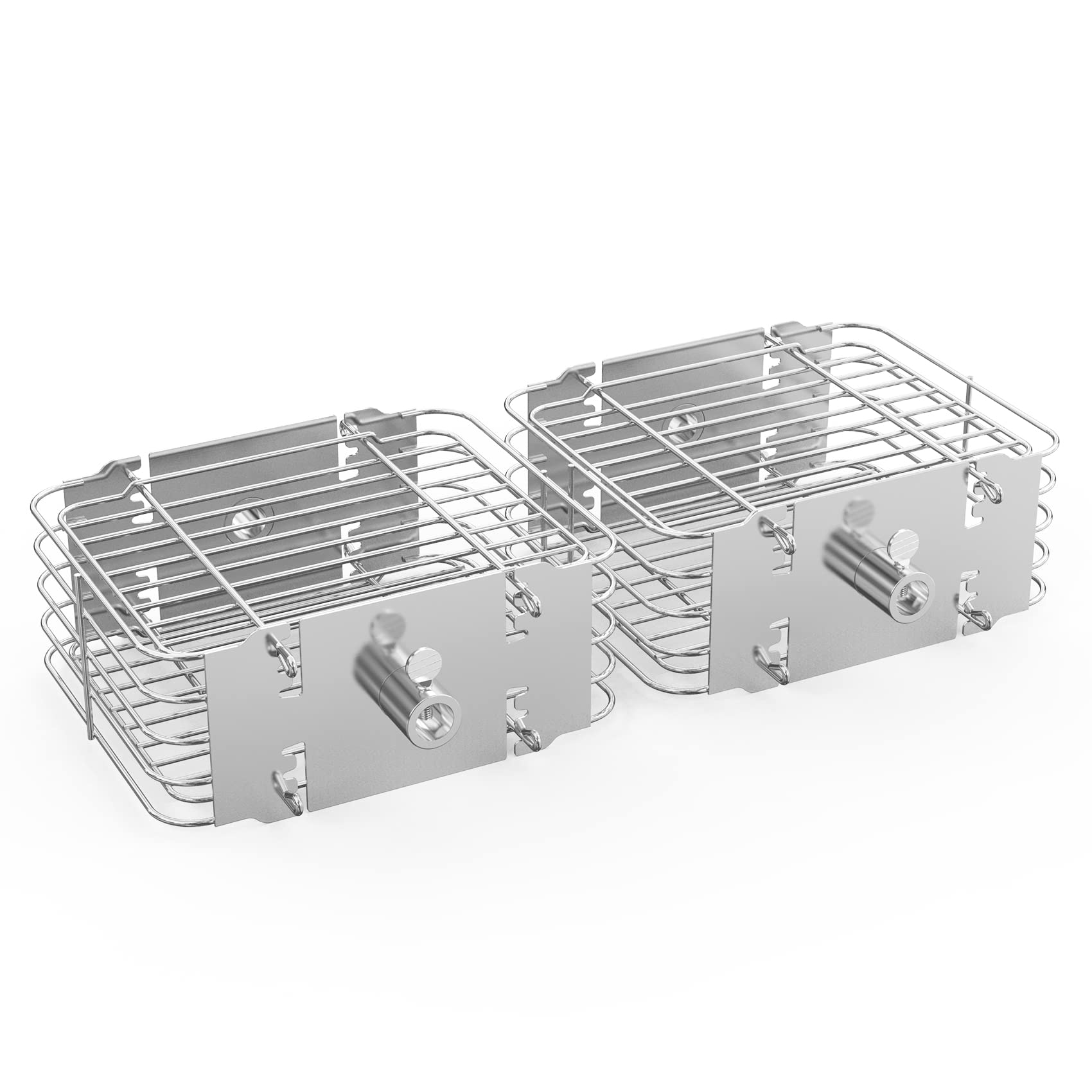 Onlyfire Panier en Inox pour Tourne Broche 20.4 x 19 x 8 cm - Accessoire de Rôtisserie pour Légumes et Poulet