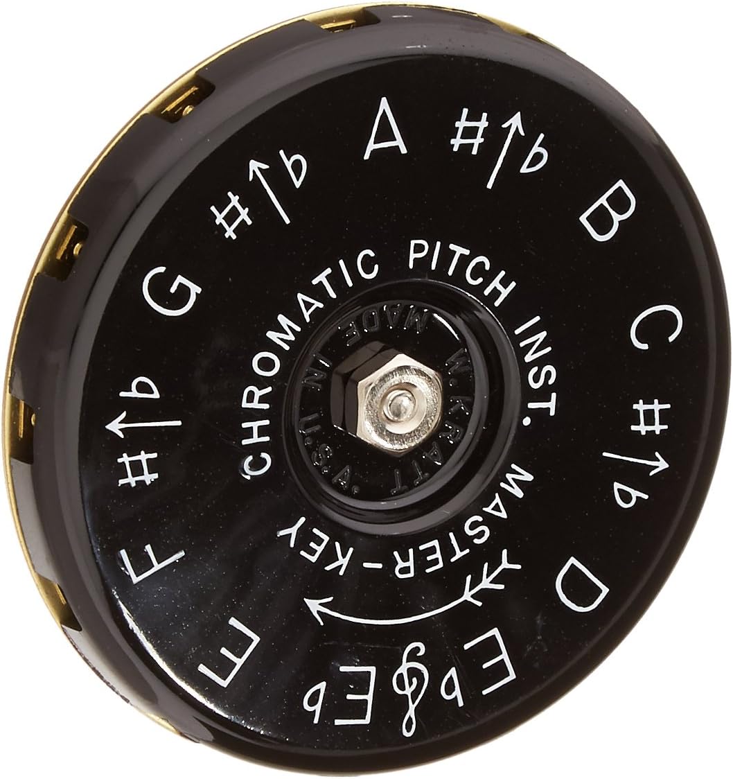 Kratt MK3 Master Key Chromatic Pitch Pipe - E Flat to E Flat - 13 Bronze Reeds - Black
