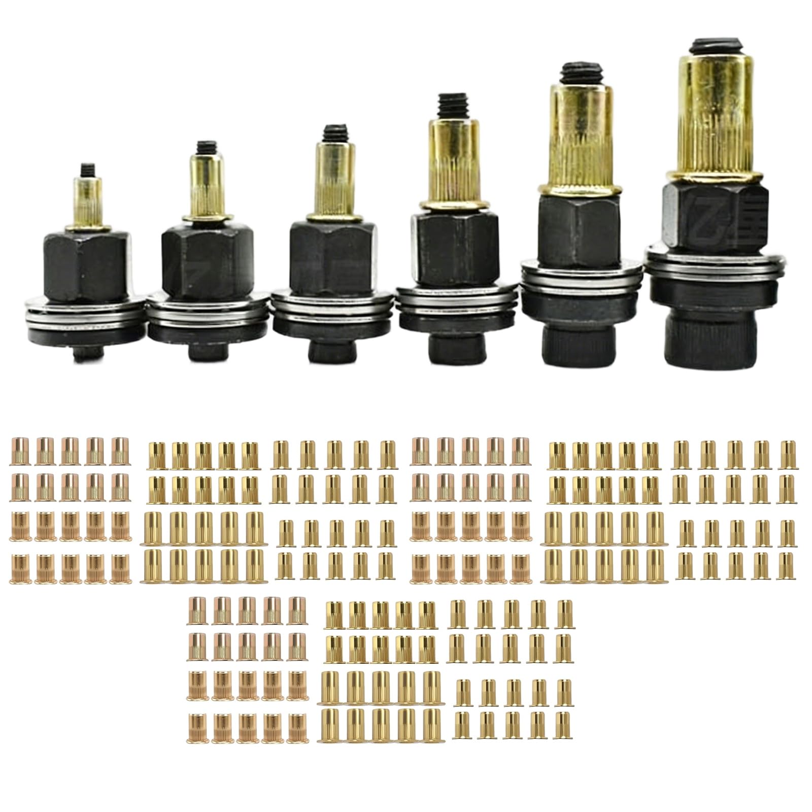 Manual Rivet for 3-10 Carbon Steel Fasteners with Ergonomic Handle, Ideal Craft and Manual Hand Riveter Tool