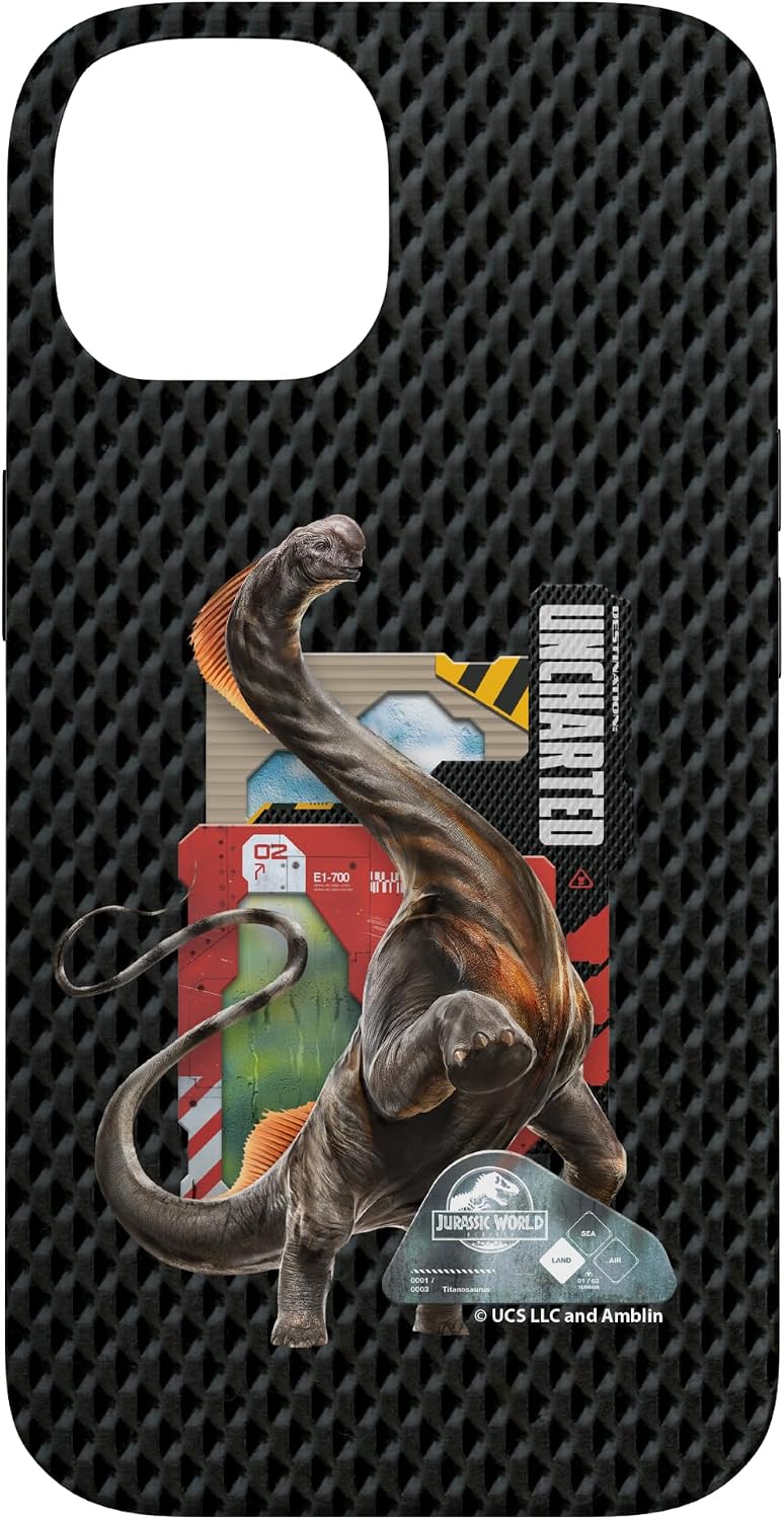 Jurassic World Rebirth Titanosaurus Destination Uncharted Case for iPhone 17