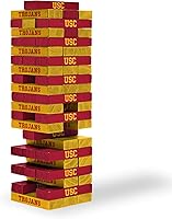Vista 32 de Wild Sports NCAA Pro Football Tabletop Stackers Block Game for College Football Fan, Dorm Game, Tailgate
