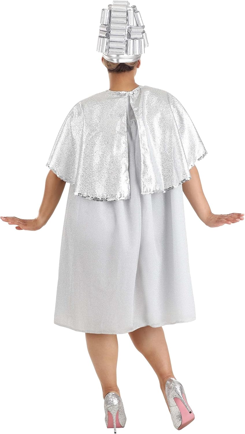 Iconic Grease Beauty School Dropout Women's Costume with Silver Cape & Foam Hat | Step Back in Time