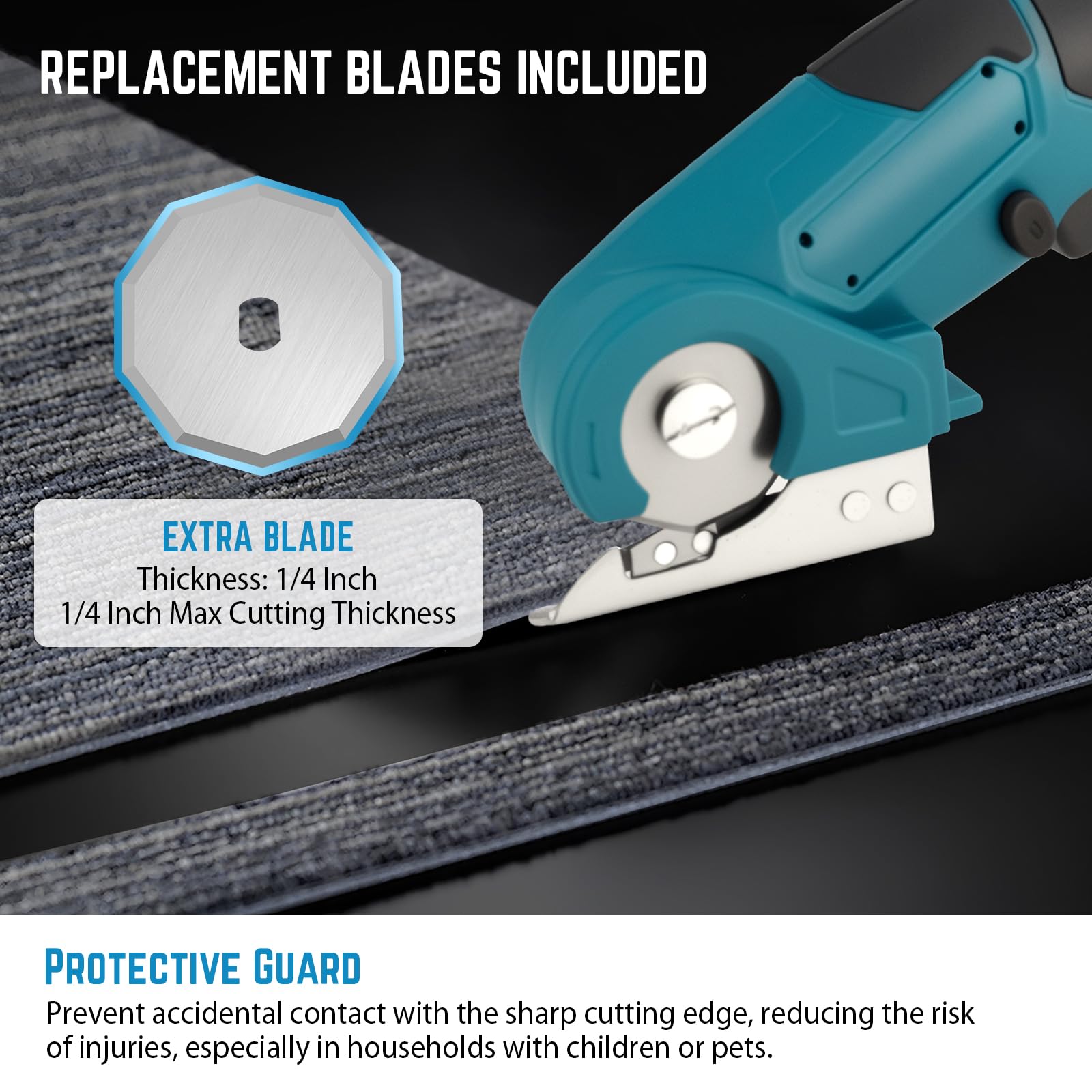 Accu-universele schaar compatibel met Makita 21V, draadloze elektrische