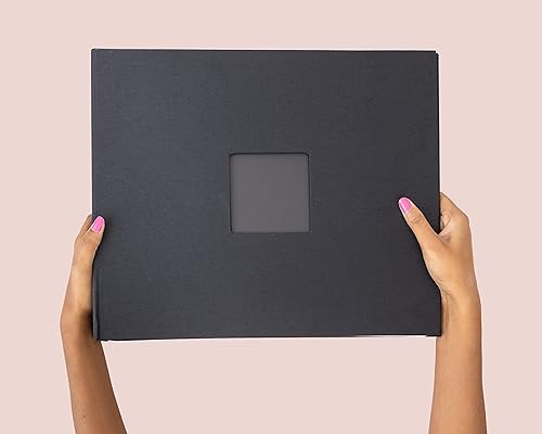 Vista 3 de American Crafts álbum de recortes con anillado y gamuza