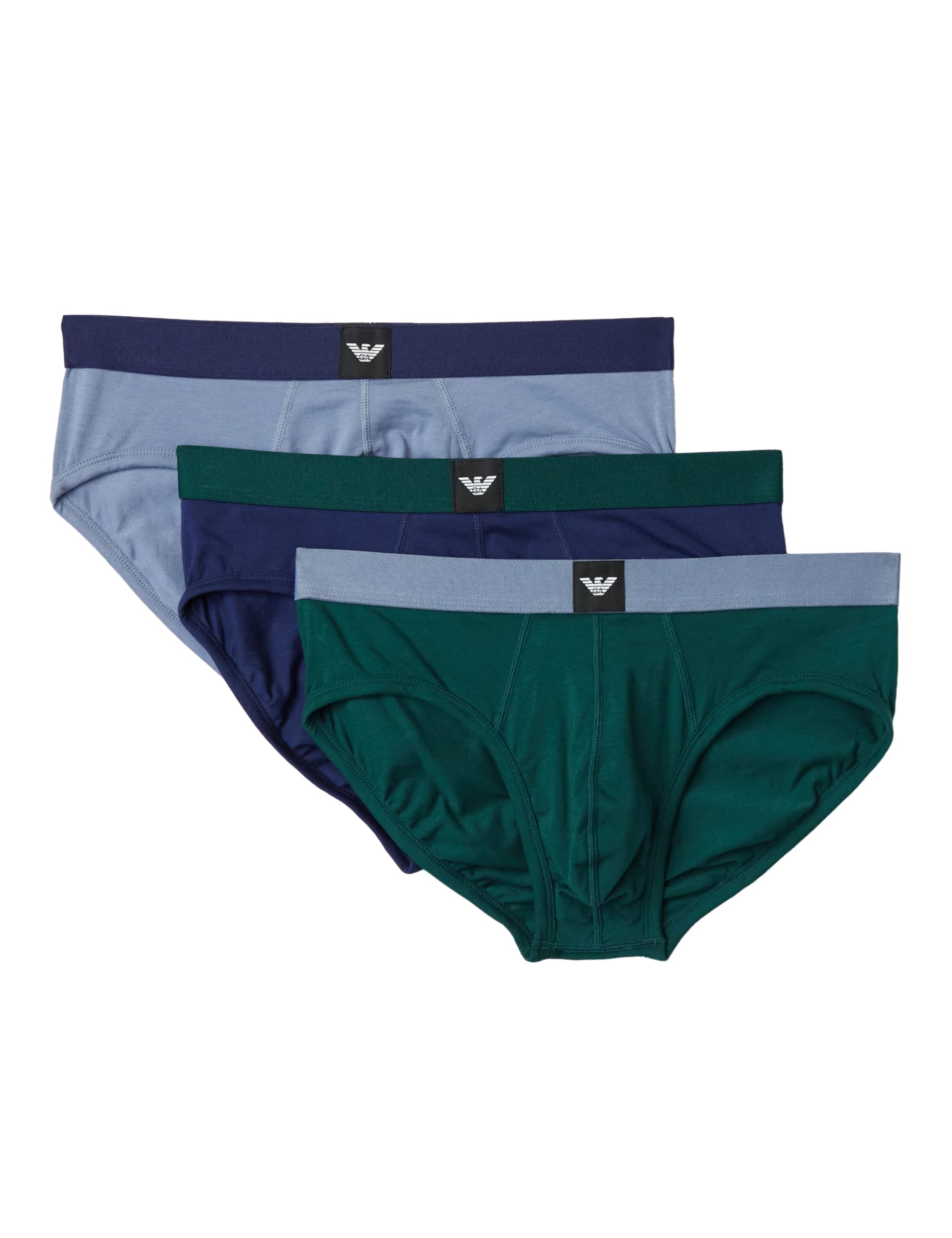 Emporio Armani 3-Pack Brief Mutande da Uomo Uomo (Pacco da 3)
