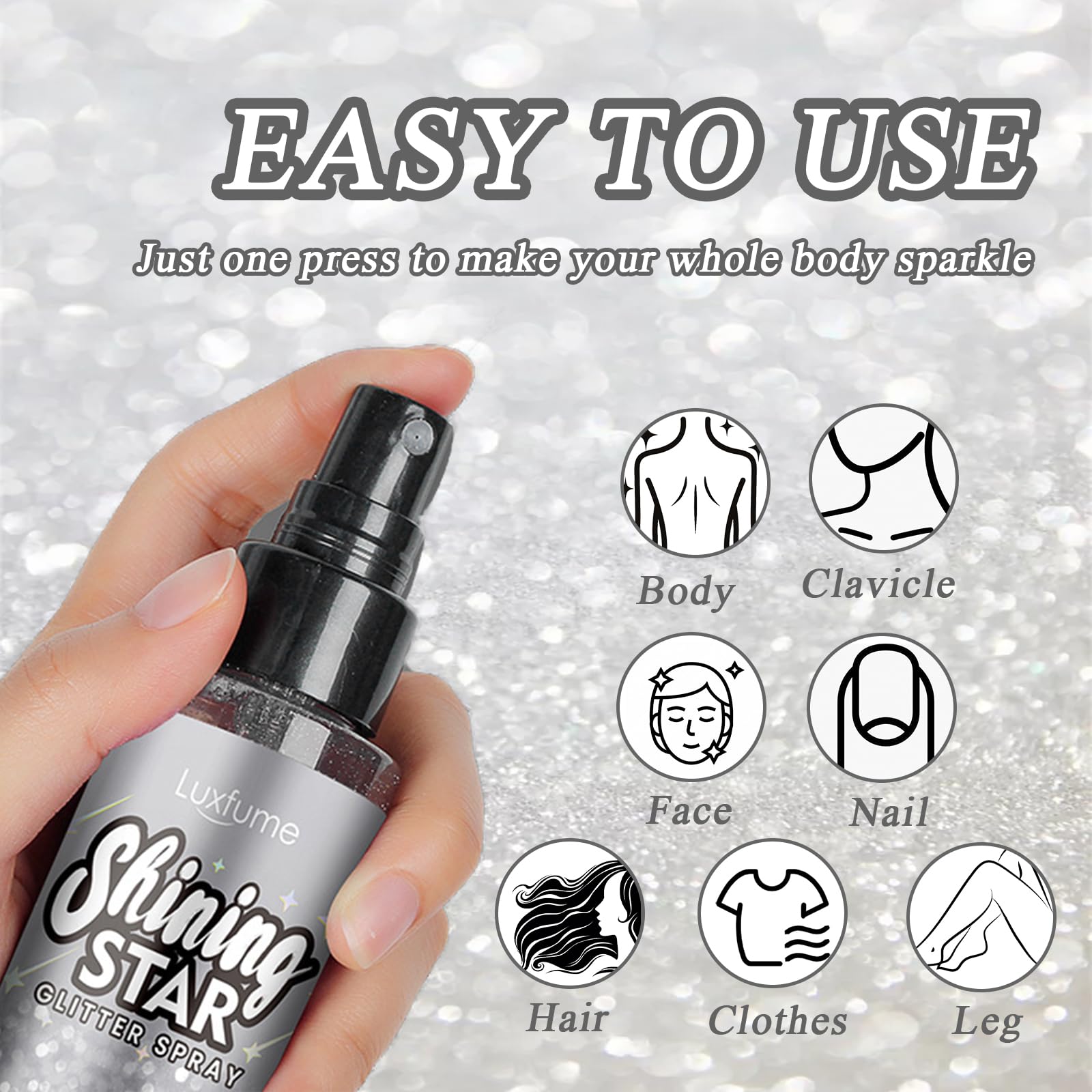 Spray glitter glitter glitter spray per capelli e twill glitter spray glitter glitter per fai da te spray glitter per capelli spray glitter per capelli spray glitter vestiti body glitter spray glitter