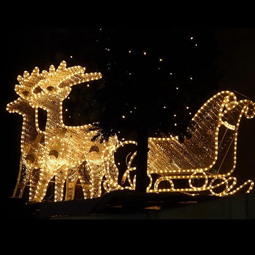 Miniatura 3 de Oluote Tira de luces solares para exteriores, 33 pies, 100 luces LED impermeables con panel solar para exteriores, hogar, jardín, fiestas,