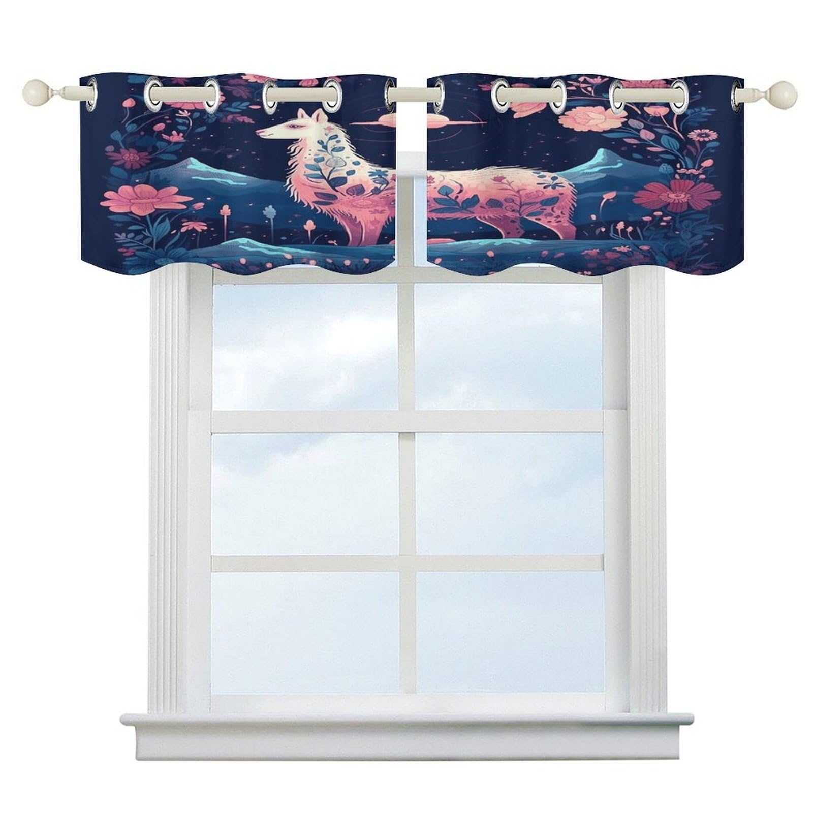 Cortinas opacas de alpaca ideales para decorar las ventanas de tu cocina o baño