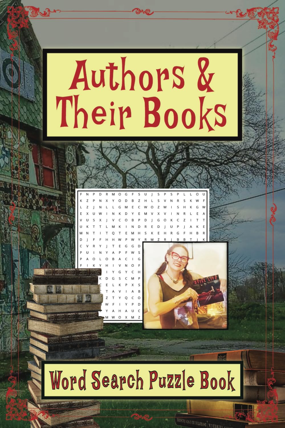 Authors & Their Books Word Search Puzzle Book: Easy To Read Print for Mental Well-Being