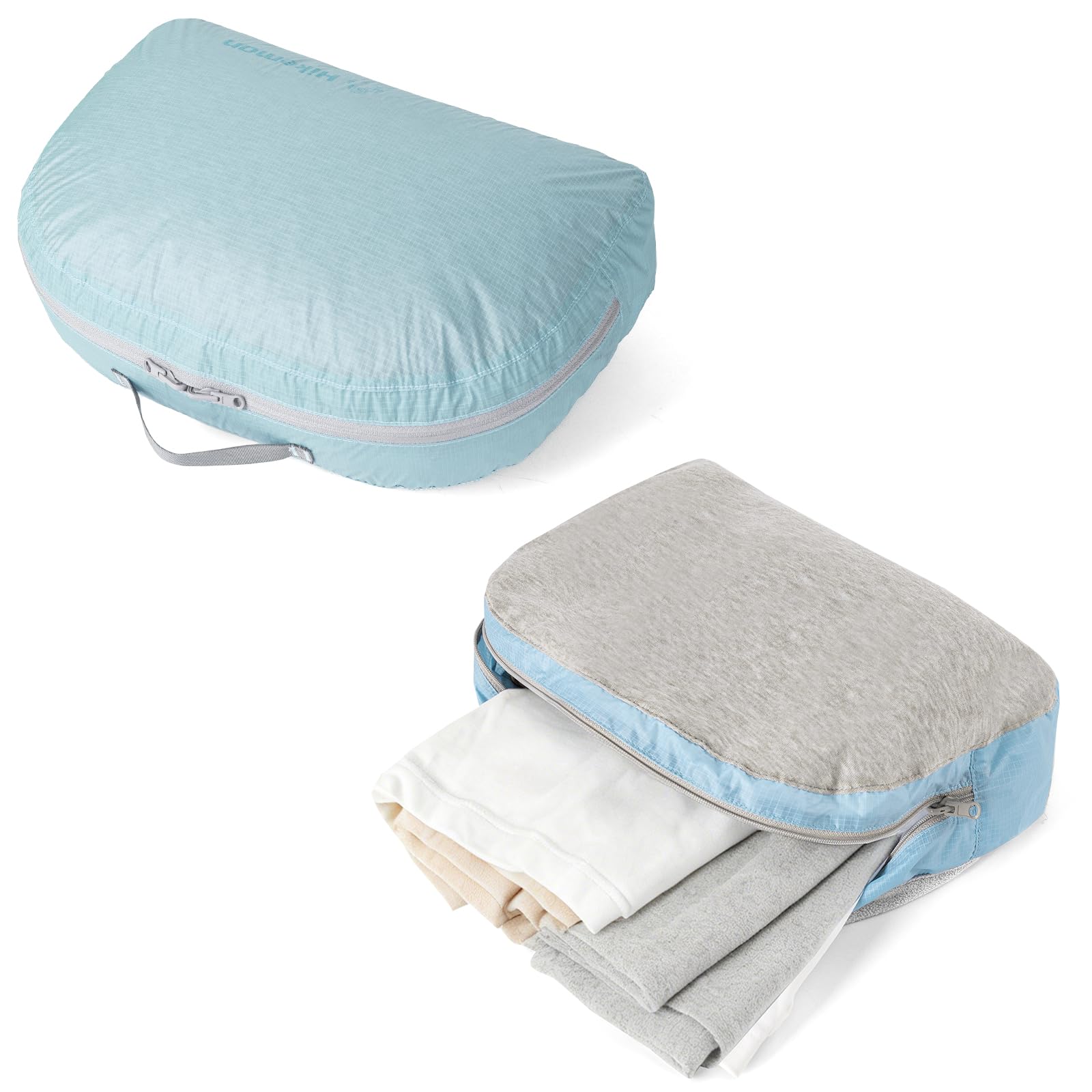 2-in-1 Storage Sack Turns Into Travel Pillow, Light Camping Hiking Pouch