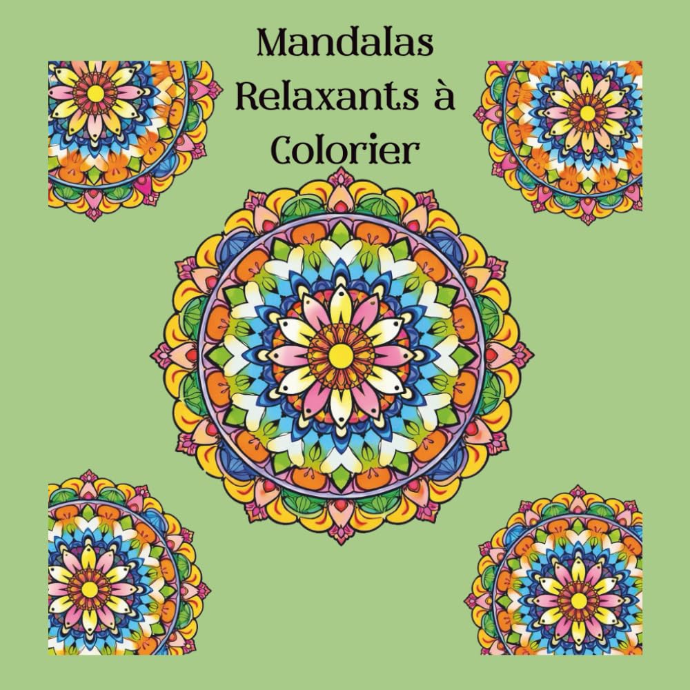 Mandalas Relaxants à Colorier: Plus de 25 mandalas aux traits épais et clairs – du facile au difficile pour une détente créative et anti-stress