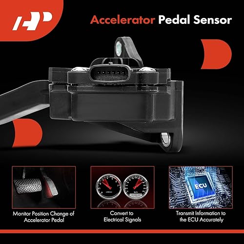 Miniatura 4 de A-Premium Pedal acelerador con sensor de posición compatible con Subaru Forester 2014-2018, Impreza 2012-2016, Crosstrek 2016-2017, XV Crosstrek