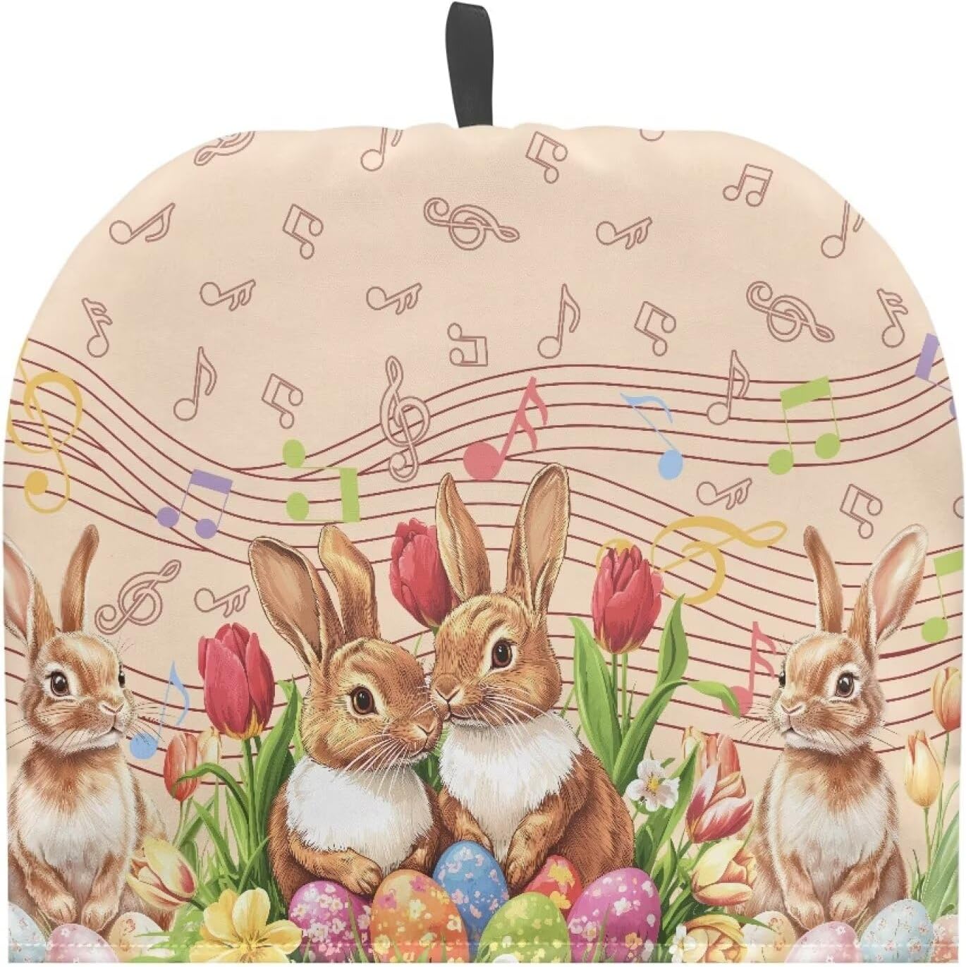 Rabbit Kettle Cover for Easter Teapot Insulation Cover Soft Teapot Cover Small Teapot Dust Protector Keep Warm Kettle Kitchen Dust Cover