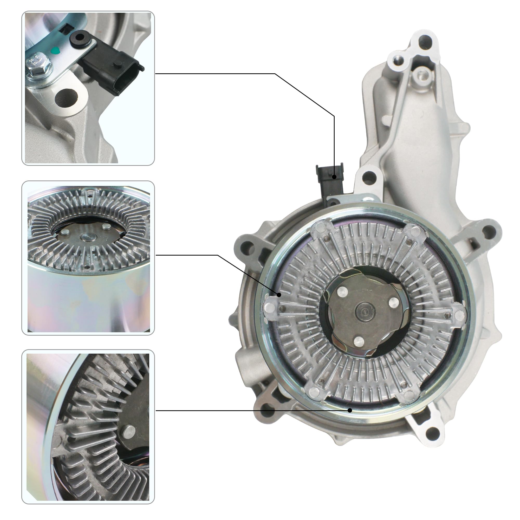 Amazon.com: For Volvo D13 D16 Water Pump OEM 24152057 85151955  