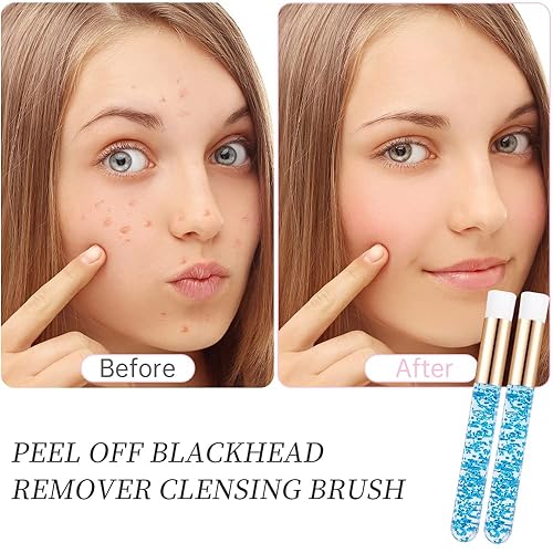 Miniatura 3 de MyAoKuE-UP Crystal Lash Shampoo - Cepillo de limpieza de pestañas, cepillos de maquillaje suaves para limpieza de extensiones de pestañas, cepillo