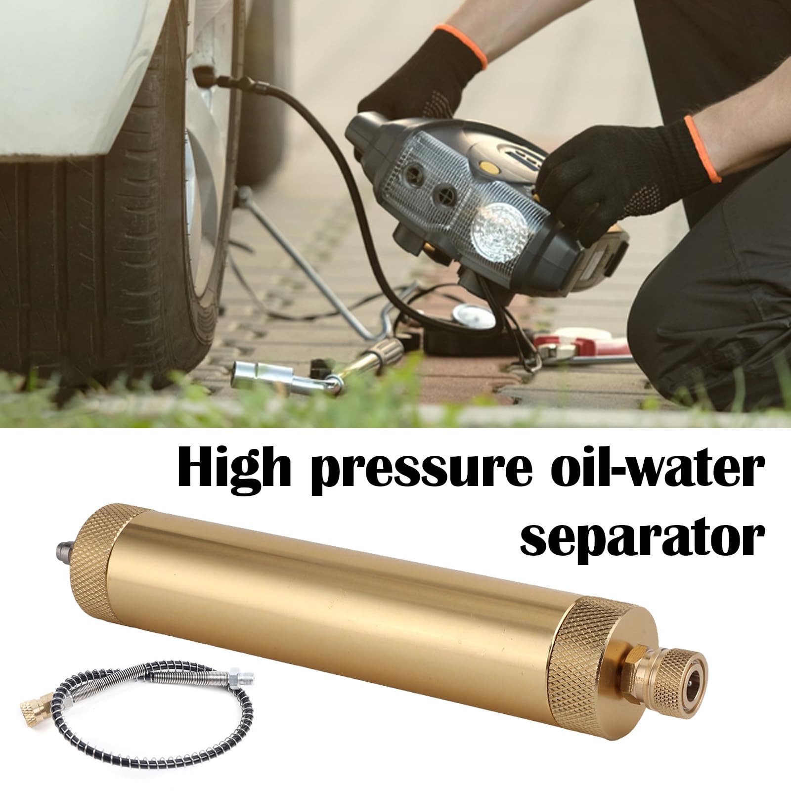 Filtre De Compresseur D'Air, RéGulateur De SéParateur Huile-Eau 17 PièCes Kit De Filtre De Compresseur D'Air Q35 Pcp Pompe De Filtre à Air SéParateur D'Eau Et D'Huile SéParateur D'Eau De Compresseur