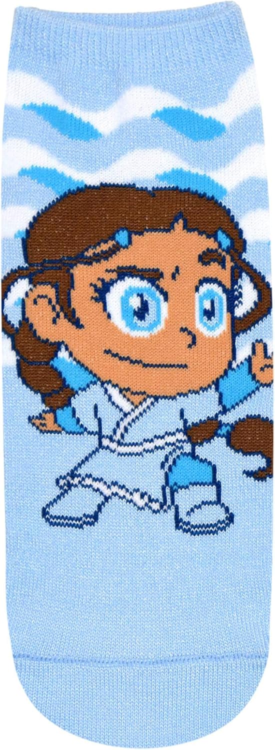 Hyp Avatar: The Last Airbender Aang Appa Yip Yip Juniors/Womens 5 Pack Ankle Socks - Image 3