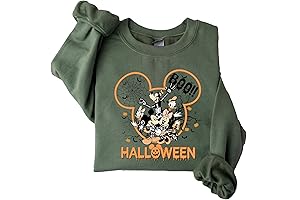 Halloween Sweatshirt, Kids Mickey Halloween Shirt, Trick or Treat Minnie Pumpkin Sweater Adult Mickey Sweatshirt