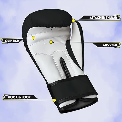 Miniatura 2 de Farabi Sports Guantes de boxeo para niños de 4, 6, 8 onzas, guantes de boxeo para niños, guantes de boxeo juveniles, guantes de boxeo para niños y