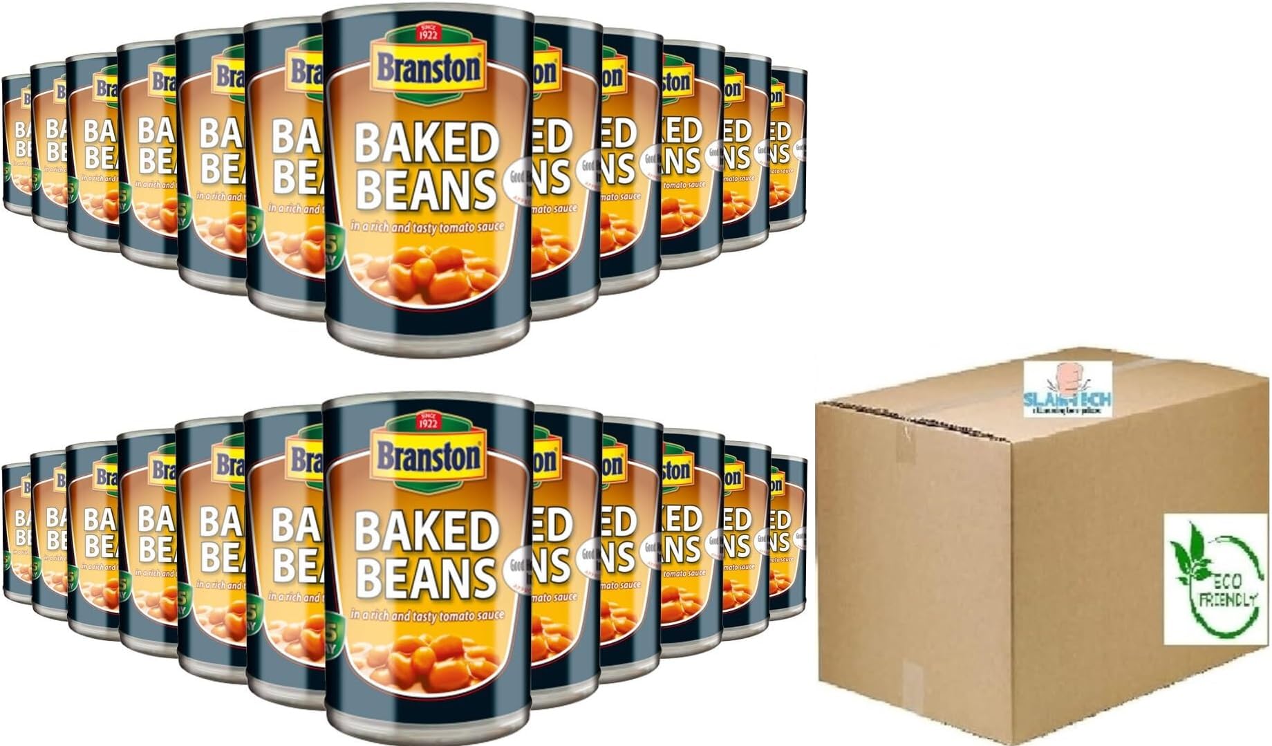 Branston Baked Beans In Tomato Sauce, 24 x 410g Boxed Slamtech