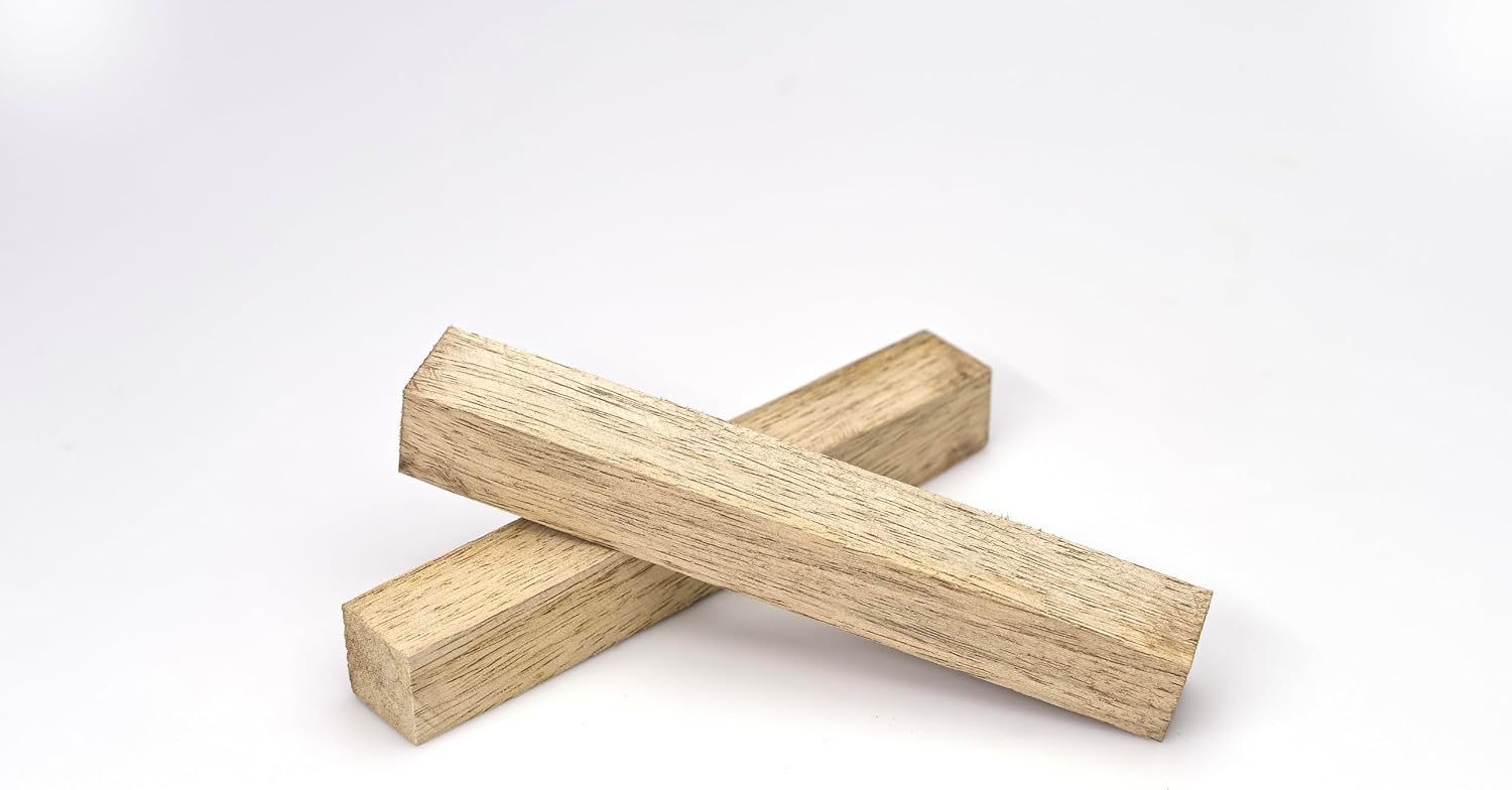 Mango Pen Blanks 50 Pack (3/4" x 3/4" x 6") | Exotic Wood Turning Blanks for Pen Making, Woodturning & DIY Craft Supplies by Exotic Wood Zone