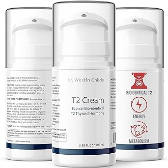 Dr. Westin Childs T2 Cream - T2 Thyroid Support for Women & Men with Bioidentical 3,5 Diiodo-l-thyronine in Lotion Form for Hormone Balance in Hypothyroidism, Hashimoto's, Thyroidectomy & Rai, 60 Ct